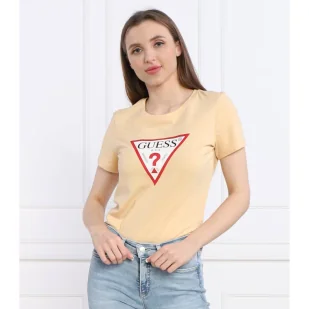 GUESS T-shirt ORIGINAL | Regular Fit - Koszulki i topy damskie - miniaturka - grafika 1
