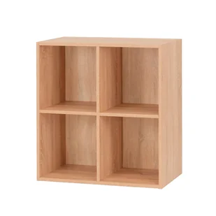 Szafka wisząca otwarta Boxie 80x80x37 cm dąb sonoma - Szafki do salonu Szafka wisząca otwarta Boxie 80x80x37 cm dąb sonoma - Szafki do salonu - miniaturka - grafika 1