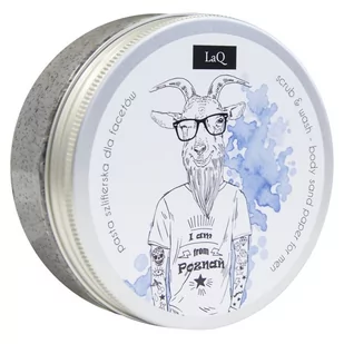 LAQ Peeling do Ciała dla Mężczyzn, z Węglem, Laq, 200g - Kosmetyki do pielęgnacji ciała męskie - miniaturka - grafika 1