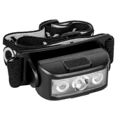 Latarki - Latarka akumulatorowa czołowa 100lm LED + 2xLED VA0174 VAYOX - miniaturka - grafika 1