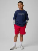 Spodnie i spodenki dla chłopców - 4F Spodenki dresowe chłopięce - czerwone 152 (11-12 lat) - miniaturka - grafika 1