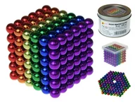 Klocki - Shan Kulki magnetyczne kolorowe 5mm 216szt Shan - miniaturka - grafika 1