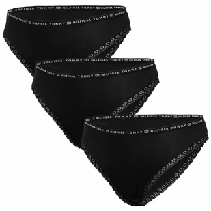Tommy Hilfiger Majtki Damskie 3P Bikini Black Uw0Uw02825 0R7 Xs - Majtki damskie - miniaturka - grafika 1