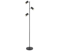Lampy stojące - Globo 57910SB - Lampa podłogowa ROBBY 3xGU10/5W/230V czarna - miniaturka - grafika 1