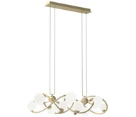 Lampy sufitowe - Wofi 7014-1401 - LED Żyrandol na lince NANCY 14xG9/3,5W/230V złoty/biała + - miniaturka - grafika 1