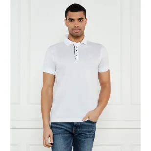 Karl Lagerfeld Polo PRESS BUTTON Regular Fit - Koszule męskie - miniaturka - grafika 1