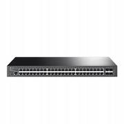 Pozostałe akcesoria sieciowe - TP-LINK JetStream 48-Port Gigabit L2+ Managed Switch with 4 10GE SFP+ Slots - miniaturka - grafika 1