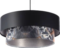 Lampy sufitowe - Lampa wisząca Lumes Czarna marmurkowa lampa wisząca nad stół - S422-Betris - miniaturka - grafika 1