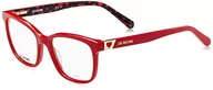 Okulary przeciwsłoneczne - Love Moschino Damskie okulary przeciwsłoneczne Mol585, czerwone, 52, czerwony, 52 - miniaturka - grafika 1