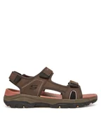 Sandały męskie - Skechers Sandały Tresmen-Hirano 204106/CHOC Brązowy - miniaturka - grafika 1