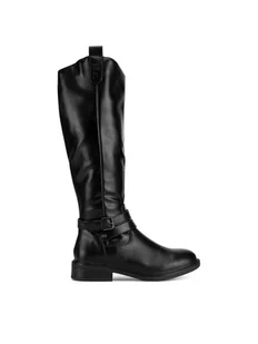 Clara Barson Oficerki WYL3560-3 Czarny - Kozaki damskie - miniaturka - grafika 1