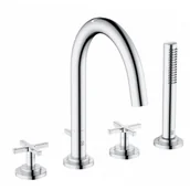 Baterie wannowe i prysznicowe - KLUDI 204250520 NOVA FONTE Classic bateria wannowo-natryskowa, 4-otw. - miniaturka - grafika 1