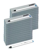 Wkłady do długopisów - LAMY T11 Wkład do długopisu kulkowego, zestaw 24 szt. z dużym zapasem atramentu i końcówką do pisania ze stali nierdzewnej w kolorze niebieskim (zmywalnym) do długopisu kulkowego model 311 Lamy - miniaturka - grafika 1