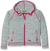 Kurtki i płaszcze dla dziewczynek - Trespass damska kurtka polarowa goodness, szary, 3/4 FCFLFLM20001_PMR3/4 - miniaturka - grafika 1