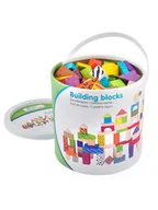 Klocki - New Classic Toys Klocki (100 szt.) - 18 m+ - miniaturka - grafika 1
