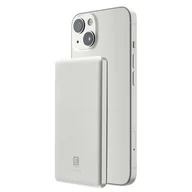 Powerbanki - Cellularline MAG Lite Ultra Slim 5000 - Power bank indukcyjny 5000mAh MagSafe (srebrny) - miniaturka - grafika 1