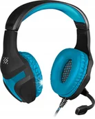 Słuchawki - Defender Scrapper 500 Gaming niebiesko-czarny - miniaturka - grafika 1