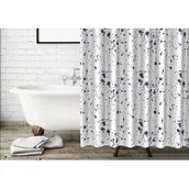 Zasłony prysznicowe - Zasłona prysznicowa ENAMEL 180 x 180 cm biały - miniaturka - grafika 1