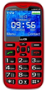 WINNER GROUP WG20C 4G CZERWONY - Telefony komórkowe - miniaturka - grafika 1