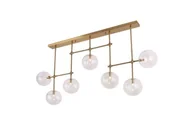 Lampy sufitowe - Maxlight Żyrandol Lollipop P0295 nowoczesna oprawa sufitowaw kolorze mosiądzu P0295 - miniaturka - grafika 1