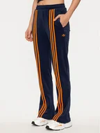 Spodnie sportowe damskie - adidas Spodnie dresowe Velour JN8290 Granatowy Regular Fit - miniaturka - grafika 1