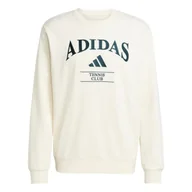 Bluzy męskie - Bluza męska adidas Heritage Graphic Crew Sweatshirt Chalk White / Aurora Ivy L - miniaturka - grafika 1