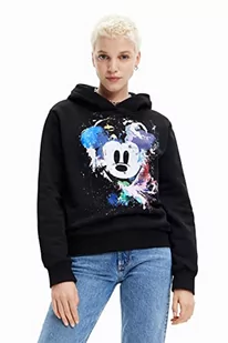Desigual Bluza damska, czarny, L - Bluzy damskie - miniaturka - grafika 1