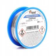 Akcesoria do lutowania - Cyna Z Topnikiem 0,70Mm 100G Cynel Spoiwo Sn60Pb40 - miniaturka - grafika 1