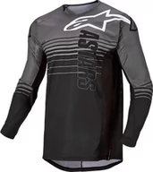 Odzież motocyklowa - Alpinestars Techstar Graphite Motocross Jersey, ciemnoszary/czarny., S - miniaturka - grafika 1