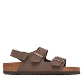 Buty dla chłopców - Sandały Birkenstock Milano As Kids 1029375 D Brązowy - miniaturka - grafika 1