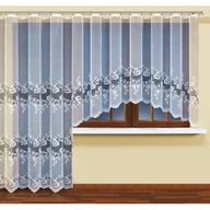 Firany - Firanka żakardowa odpasowana z wszytą taśmą marszczącą 250 x 200 cm - miniaturka - grafika 1