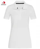 Koszulki i topy damskie - Damska Koszulka POLO Bez Nadruku STEDMAN 9150 Wysoka Jakość BIAŁA Rozm: L - Stedman - miniaturka - grafika 1