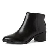 Kozaki damskie - Marco Tozzi Damskie 2-25358-45 modne kozaki, czarne, 38 EU, czarny, 38 EU - miniaturka - grafika 1