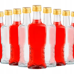 50x butelka Ukrainka 100ml na likiery soki syrop nalewki BUTELKI + ZAKRĘTKI - Domowy wyrób alkoholu - miniaturka - grafika 1