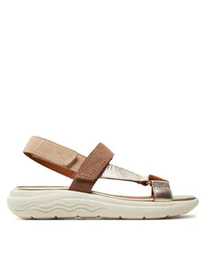 Geox Sandały D Spherica Ec5W D25ADA 032CF C5258 Beżowy - Sandały damskie - miniaturka - grafika 1