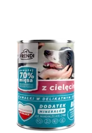 Mokra karma dla kotów - Frendi kawałki w delikatnym sosie z cielęciną 400g - miniaturka - grafika 1
