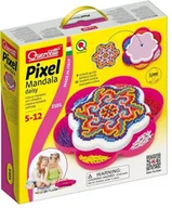 Układanki dla dzieci - Quercetti Mozaika Pixel Mandala Daisy 1200el. 040-2101 - miniaturka - grafika 1
