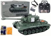 Akcesoria i części modelarskie - Czołg Leopard RC Zdalnie Sterowany Armata  1:18 Szary - miniaturka - grafika 1