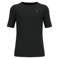 Koszulki męskie - Koszulka termoaktywna męska Odlo Merino 200 BL Top Crew Neck SS - miniaturka - grafika 1