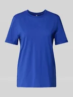Koszulki i topy damskie - T-shirt o kroju regular fit z czystej bawełny model ‘RIA’ - miniaturka - grafika 1