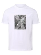 Koszulki męskie - Armani Exchange - T-shirt męski, biały - miniaturka - grafika 1