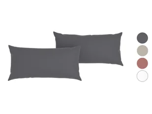 LIVARNO home Muślinowe poszewki na poduszki z bawełny, 40 x 80 cm - Poszewki na poduszki LIVARNO home Muślinowe poszewki na poduszki z bawełny, 40 x 80 cm - Poszewki na poduszki - miniaturka - grafika 1