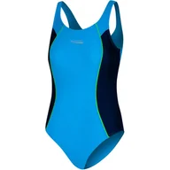 Stroje kąpielowe - Strój kąpielowy dziewczęcy LUNA niebieski 134-158 Aqua Speed Rozmiar 146 cm - miniaturka - grafika 1