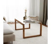 Ławy i stoliki kawowe - Stolik kawowy VIA 40x85 cm sosna - miniaturka - grafika 1