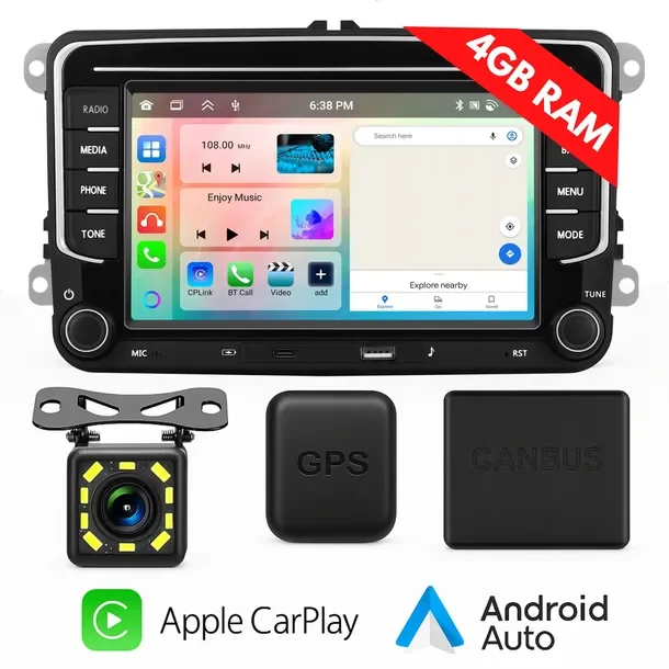 Radio 4gb/64gb Volkswagen Seat Skoda Passat Golf V 5 Vi 6 Gps Android Wifi