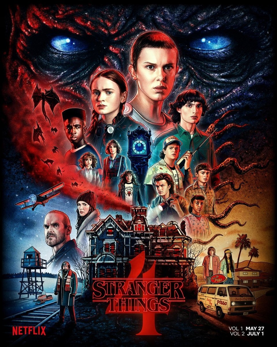 PODKŁADKA POD MYSZ Nadruk 22x18 cm Oryginalny Stranger Things 4 Prezent