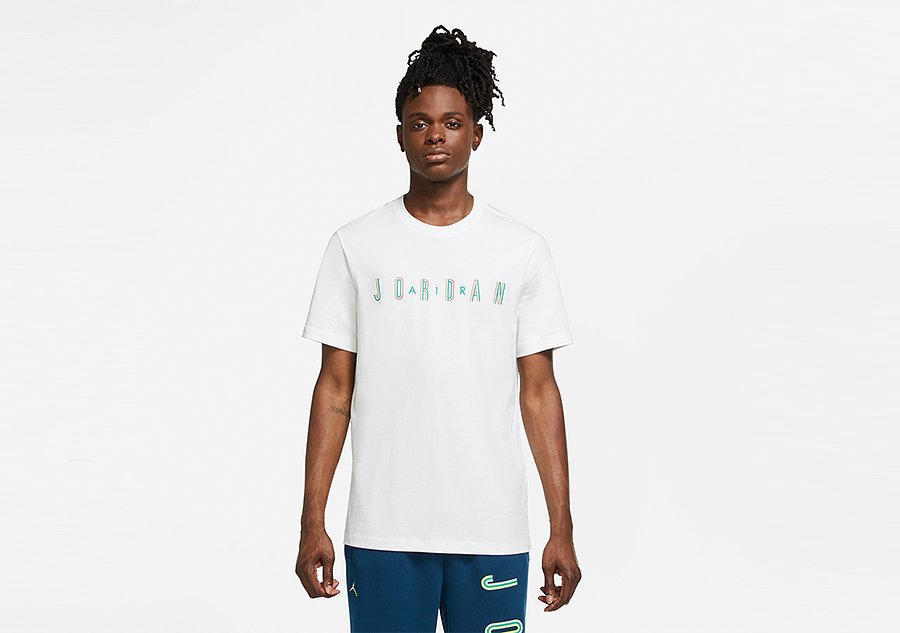 Nike Air Jordan Sport Dna Crew Tee White