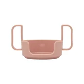 Butelki dla niemowląt - Różowy uchwyt do kubka dla dzieci Design Letters - miniaturka - grafika 1