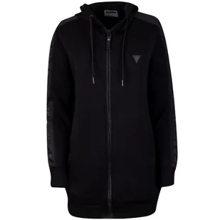 Guess Damska Bluza Allie Long Hooded Sw Black V2Rq11K7Uw2 Jblk Xs - Bluzy damskie - miniaturka - grafika 1