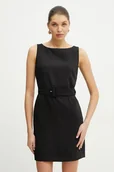 Sukienki - Silvian Heach sukienka PLINA kolor czarny mini dopasowana GPP25395VE - miniaturka - grafika 1